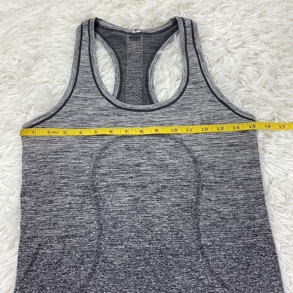 Lululemon Swiftly Tech Racerback Black / White (Ombre) - Picture 2 of 6